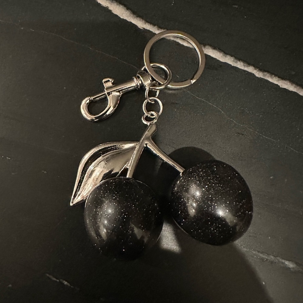 Cherry Keychain Bag Charm